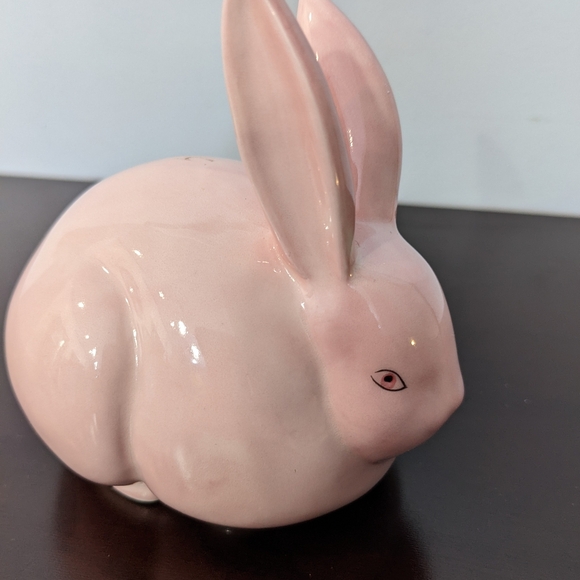 Chic Pink Rabbit Decor Accent - Picture 2 of 5
